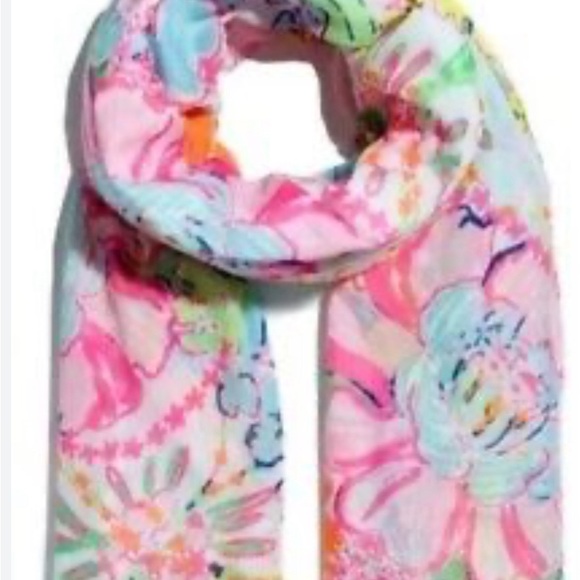 NWT LILLY PULITZER TARGET 20TH ANNIV COLLECTION DRESS & SCARF SET NOSEY POSEY! - Picture 9 of 10